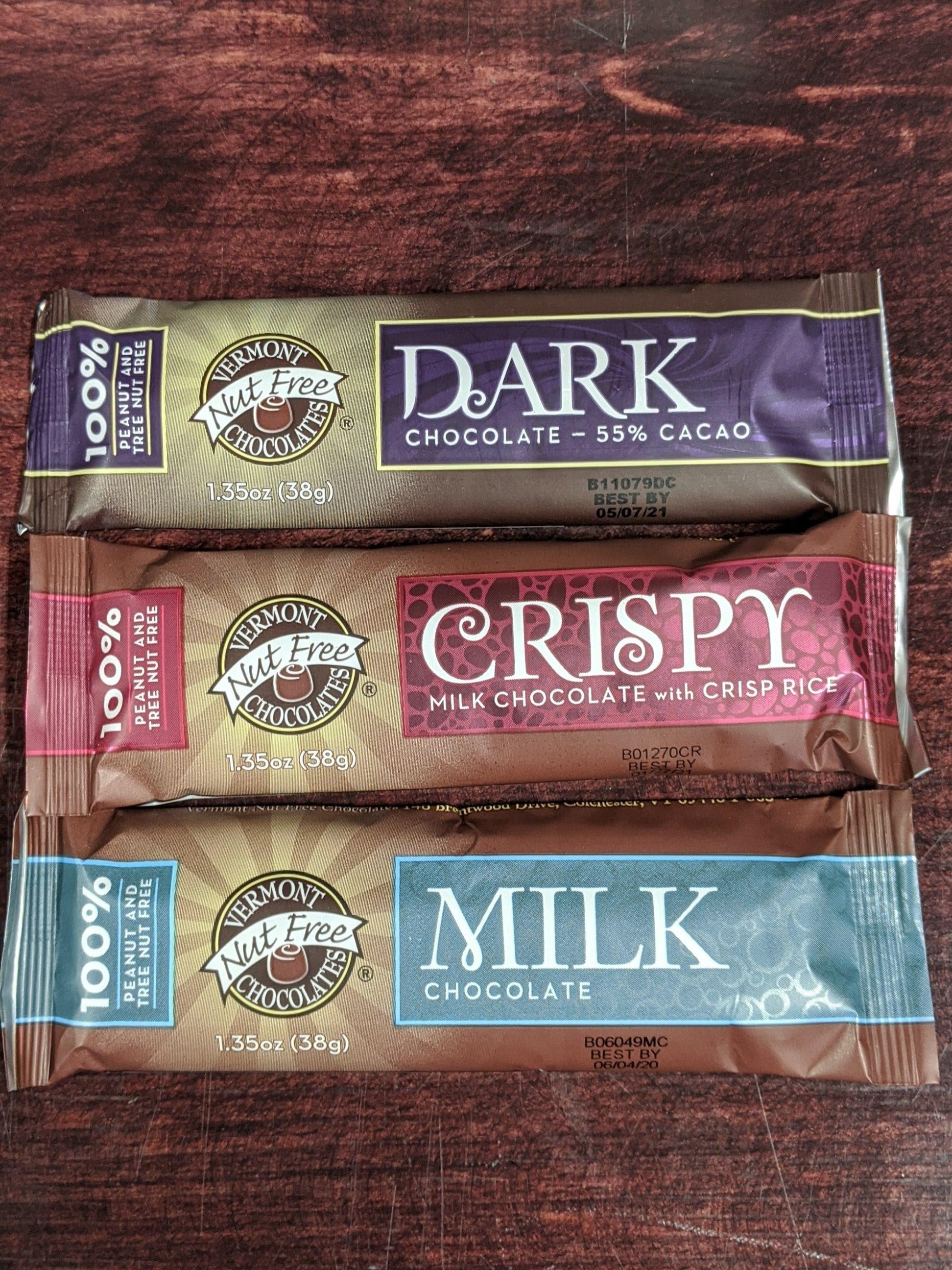 Nut Free Chocolate Bars Lickee's & Chewy's